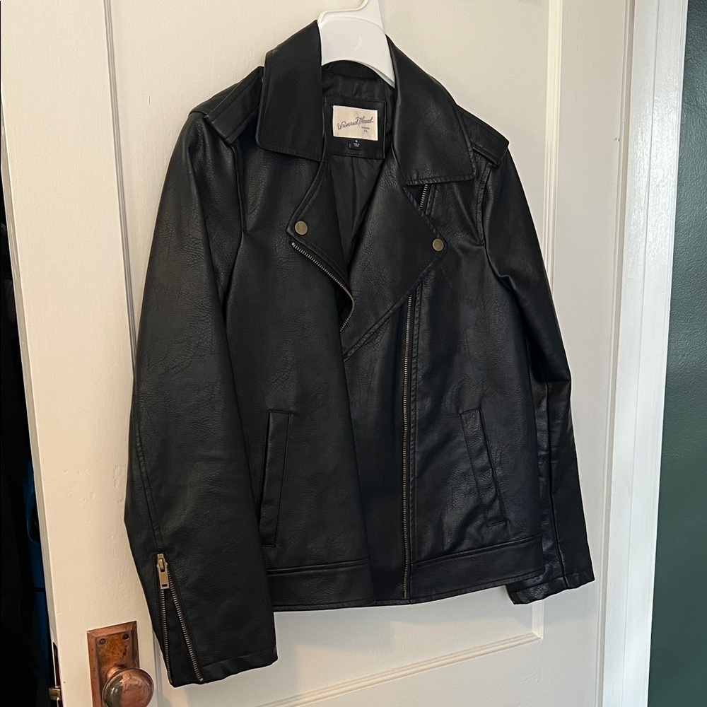 Universal Thread Black Faux Leather Jacket